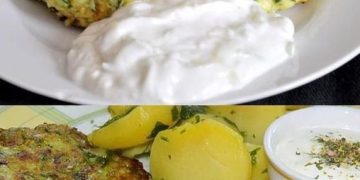 Schnelle Zuchinipuffer