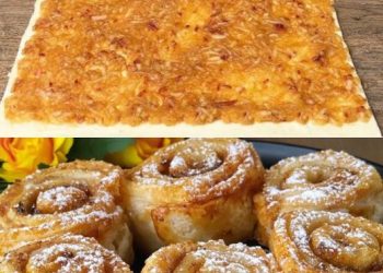 Wenn Sie Blätterteig haben, reibe einfach 3 Äpfel in 10 Minuten fertig!