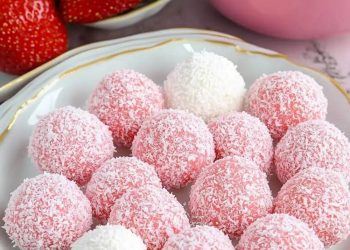 Erdbeer-Kokos-Trüffel