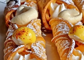 Zitronen-Baiser-Torten-Cannoli: Ein Sommergenuss!