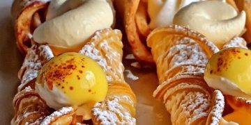 Zitronen-Baiser-Torten-Cannoli: Ein Sommergenuss!