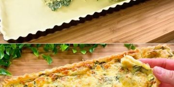 Feta-Spinat-Torte: das Rezept, um sie lecker und schnell mit Blätterteig zuzubereiten