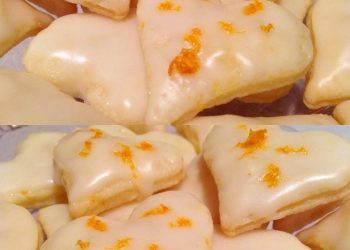 Fantastische Schmand Orangen Herzen