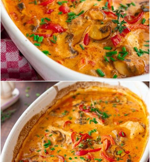 Schlemmer-Hähnchen in Paprika-Rahm-Soße – Seite 2 – Alte Oma Rezepte