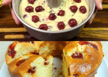 Omas Ratz-Fatz Buttermilchkuchen mit Früchten, hammermäßig lecker!