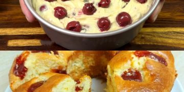Omas Ratz-Fatz Buttermilchkuchen mit Früchten, hammermäßig lecker!