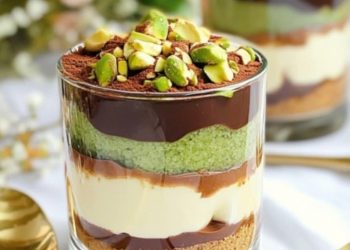 Dubai Schokoladen Tiramisu im Glas – Orientalischer Genuss