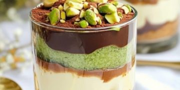 Dubai Schokoladen Tiramisu im Glas – Orientalischer Genuss