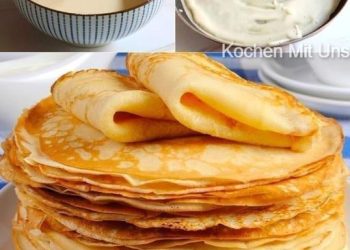 Omas Pfannkuchen mit Geheimzutat die jeder zu Hause hat