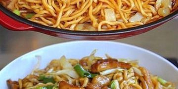 Chinesische Nudeln mit Hähnchen: Einfach, schnell und unwiderstehlich lecker!