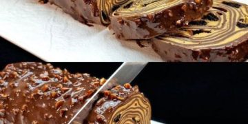 Schokoladenrolle ohne Backen