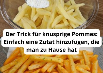 Der Trick für knusprige Pommes: Einfach eine Zutat hinzufügen, die man zu Hause hat