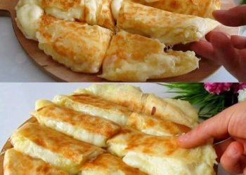 Ich verrühre 1 Tasse Wasser mit 600 g Mehl für Fantastisches Käsebrot 