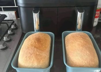 Hausgemachtes Brot in der Heißluftfritteuse