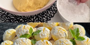 Rezept für weiche Zitronenkekse