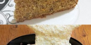 Blitz 5 Minuten Saftiger Nusskuchen den ich jede Woche backe 