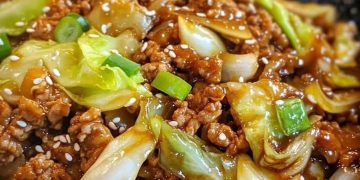 Immer tolle Sachen und sehr lecker, Chinakohl mit Hackfleisch
