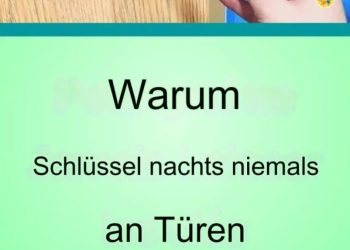 Vergessen Sie nachts nie wieder die Schlüssel in Ihrem Türschloss