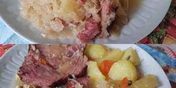 Sauerkraut mit Kassler