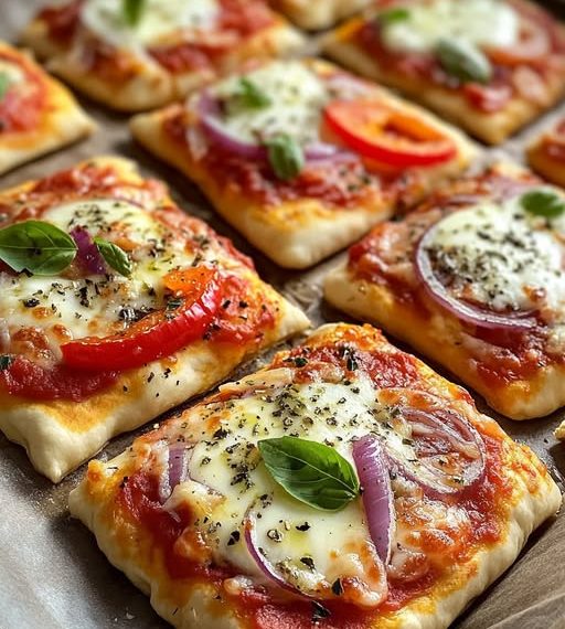 10 Minuten Pizza Quadrate die einfach alle lieben!