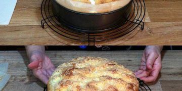 Wie ich ihn liebe, Apfel Schmandkuchen in 10 Minuten bereit für den Ofen