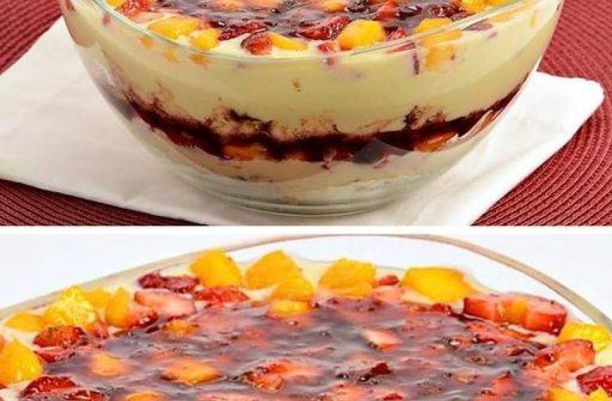 Ich habe dieses köstliche Dessert zubereitet