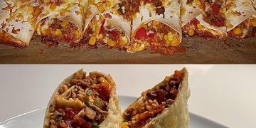 Mexikanische Burritos, Die backe ich immer wieder !
