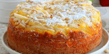 Schweizer Apfelkuchen mit Pudding Rezept 