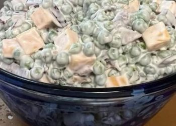 Klassischer Erbsensalat