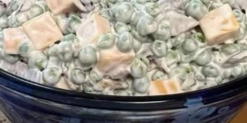 Klassischer Erbsensalat