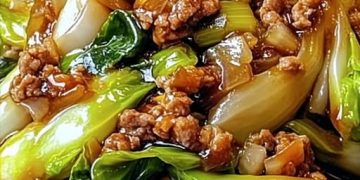 Das brate ich jede Woche, Chinakohl mit 200g Hackfleisch!