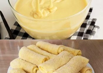 Quark Pfannkuchen ohne Mehl in 3 Minuten, für 10 Stück