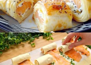 *Blätterteig Räucherlachsröllchen – Ein köstlicher Snack für jede Gelegenheit!