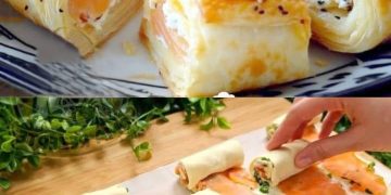 *Blätterteig Räucherlachsröllchen – Ein köstlicher Snack für jede Gelegenheit!