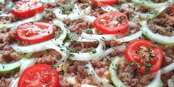 Hackfleischpizza