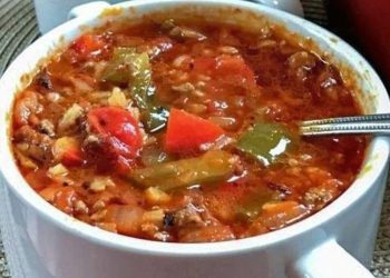 Gefüllte Paprika Suppe