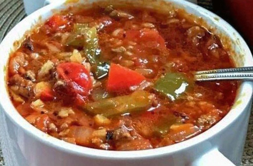 Gefüllte Paprika Suppe