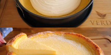 Der cremigste Käsekuchen in 10 Minuten! So zart, dass er auf der Zunge zergeht