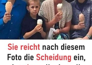 Eine Mutter reicht die Scheidung ein… Familienfoto