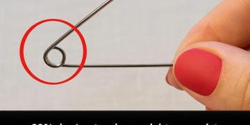 Die meisten Menschen wissen nicht, wozu das kleine Loch in einer Sicherheitsnadel dient