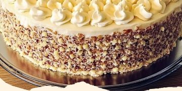 Alte schlesische Pudding Buttercreme Torte