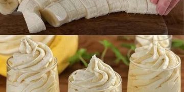 Bananenmousse in 5 Minuten fertig: das beste italienische Dessert