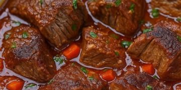 Italienischer Schmorbraten mit Knoblauch