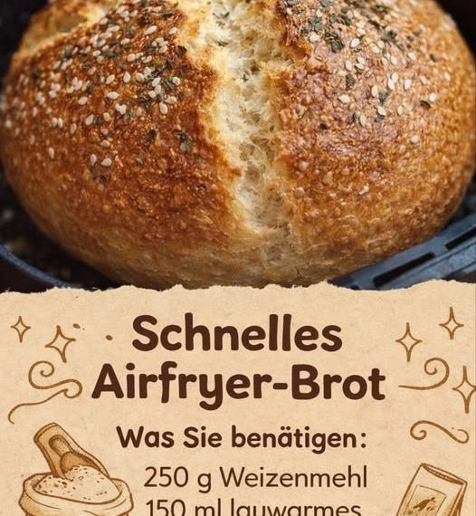 Schnelles Airfryer Brot