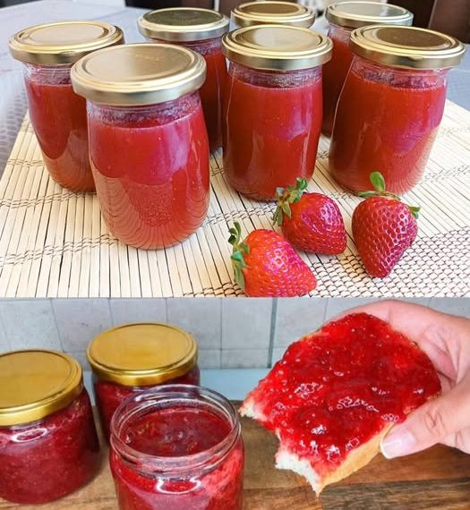 Erdbeermarmelade das beste Rezept das ich je gemacht habe
