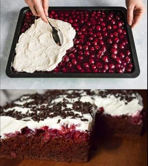 Boahh wie das schmeckt! – Schwarzwälder Kirsch vom Blech Rezept