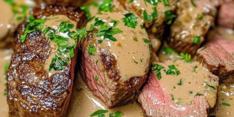 Rinderfilet in Cognac-Sahnesauce wie im Restaurant, jetzt ganz einfach zuhause